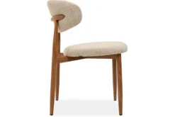 Eetkamerstoelen-Studio Japandi Eetkamerstoel Beige Naturel Kumo