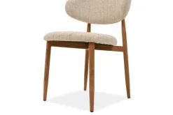 Eetkamerstoelen-Studio Japandi Eetkamerstoel Beige Naturel Kumo