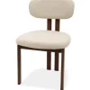 Online Eetkamerstoel Beige Walnut Lynja Eetkamerstoelen