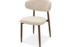 Eetkamerstoelen-Studio Japandi Eetkamerstoel Beige Walnut Kumo