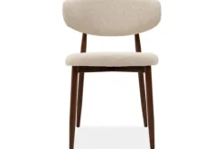 Eetkamerstoelen-Studio Japandi Eetkamerstoel Beige Walnut Kumo