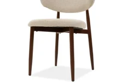 Eetkamerstoelen-Studio Japandi Eetkamerstoel Beige Walnut Kumo