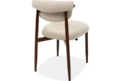 Eetkamerstoelen-Studio Japandi Eetkamerstoel Beige Walnut Kaita