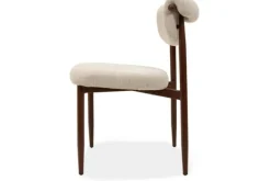 Eetkamerstoelen-Studio Japandi Eetkamerstoel Beige Walnut Kaita