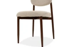 Eetkamerstoelen-Studio Japandi Eetkamerstoel Beige Walnut Kaita