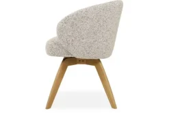 Eetkamerstoelen-Tower Living Eetkamerstoel Beige White Brescia