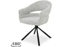 Eetkamerstoelen-Livingfurn Eetkamerstoel Bisque Oasis Linn