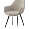 Discount Eetkamerstoel Boucle Beige Luca Eetkamerstoelen
