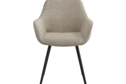 Discount Eetkamerstoel Boucle Beige Luca Eetkamerstoelen