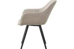 Discount Eetkamerstoel Boucle Beige Luca Eetkamerstoelen
