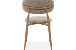 Eetkamerstoel Boucle Beige Natural Kaito Eetkamerstoelen