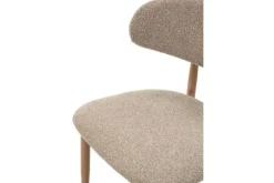 Eetkamerstoel Boucle Beige Natural Kaito Eetkamerstoelen