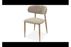 Eetkamerstoel Boucle Beige Natural Kaito Eetkamerstoelen