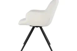 Hot Eetkamerstoel Boucle White Doreen Eetkamerstoelen
