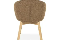 Eetkamerstoelen-Eleonora Meubelen Eetkamerstoel Bruin 96468 Livia