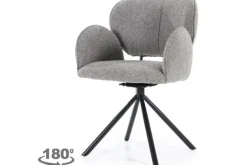 Eetkamerstoelen-Eleonora Meubelen Eetkamerstoel Bruin 96121 Rosalin