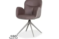 Eetkamerstoelen-Label51 Eetkamerstoel Bruin DX-74.053 Lasse