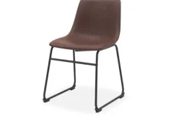 Eetkamerstoelen-Label51 Eetkamerstoel Bruin HU-77.010 Risto