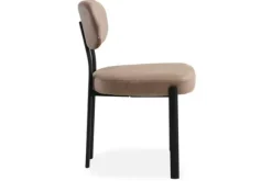 Eetkamerstoelen-Kaizen Design Eetkamerstoel Bull Liver - Black Ravon