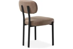 Eetkamerstoelen-Kaizen Design Eetkamerstoel Bull Liver - Black Ravon