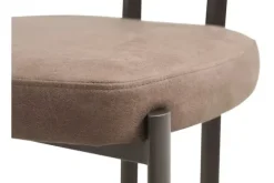 Eetkamerstoelen-Kaizen Design Eetkamerstoel Bull Liver - Anodic Brown Ravon
