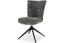 Eetkamerstoelen-Tower Living Eetkamerstoel Charcoal Bardi