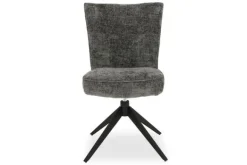 Eetkamerstoelen-Tower Living Eetkamerstoel Charcoal Bardi