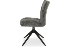 Eetkamerstoelen-Tower Living Eetkamerstoel Charcoal Bardi
