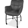 Outlet Eetkamerstoel Chicago Anthracite 11 Vanity Eetkamerstoelen