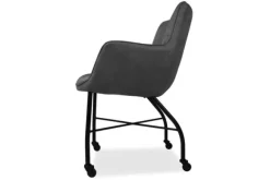 Outlet Eetkamerstoel Chicago Anthracite 11 Vanity Eetkamerstoelen