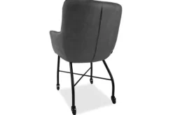 Outlet Eetkamerstoel Chicago Anthracite 11 Vanity Eetkamerstoelen