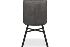 Eetkamerstoelen-Olijk Eetkamerstoel Chicago Anthracite Harmount
