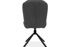 Eetkamerstoelen-Olijk Eetkamerstoel Chicago Anthracite Daniel