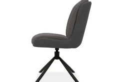 Eetkamerstoelen-Olijk Eetkamerstoel Chicago Anthracite Daniel
