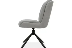 Eetkamerstoelen-Olijk Eetkamerstoel Chicago Grey Daniel