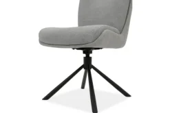 Eetkamerstoelen-Olijk Eetkamerstoel Chicago Grey Daniel