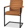 Eetkamerstoelen-Tower Living Eetkamerstoel Cognac Rocca