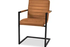 Eetkamerstoelen-Tower Living Eetkamerstoel Cognac Rocca