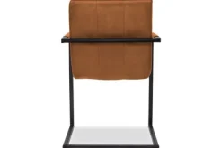 Eetkamerstoelen-Tower Living Eetkamerstoel Cognac Rocca