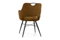 Eetkamerstoelen-Olijk Eetkamerstoel cognac Tirza