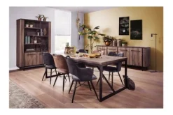 Eetkamerstoelen-Olijk Eetkamerstoel cognac Tirza