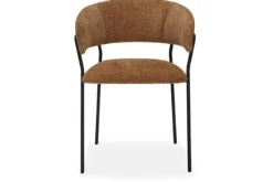 Eetkamerstoelen-Label51 Eetkamerstoel Cognac YN-83.008 Luuk