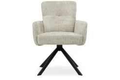 Eetkamerstoelen-Veyron Eetkamerstoel Cremona Creme Jari