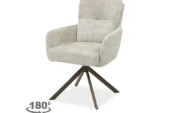 Eetkamerstoelen-Veyron Eetkamerstoel Cremona Creme Jari