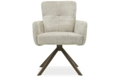 Eetkamerstoelen-Veyron Eetkamerstoel Cremona Creme Jari