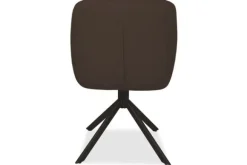 Eetkamerstoelen-Tower Living Eetkamerstoel Dark Brown Alba