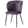 Eetkamerstoelen-Tower Living Eetkamerstoel Dark Grey Perano