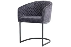 Online Eetkamerstoel Dark Grey Pellaro Eetkamerstoelen
