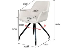 Hot Eetkamerstoel  Duke Eetkamerstoelen