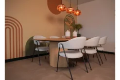 Best Eetkamerstoel Ecru IH-50.201 Lowen Eetkamerstoelen